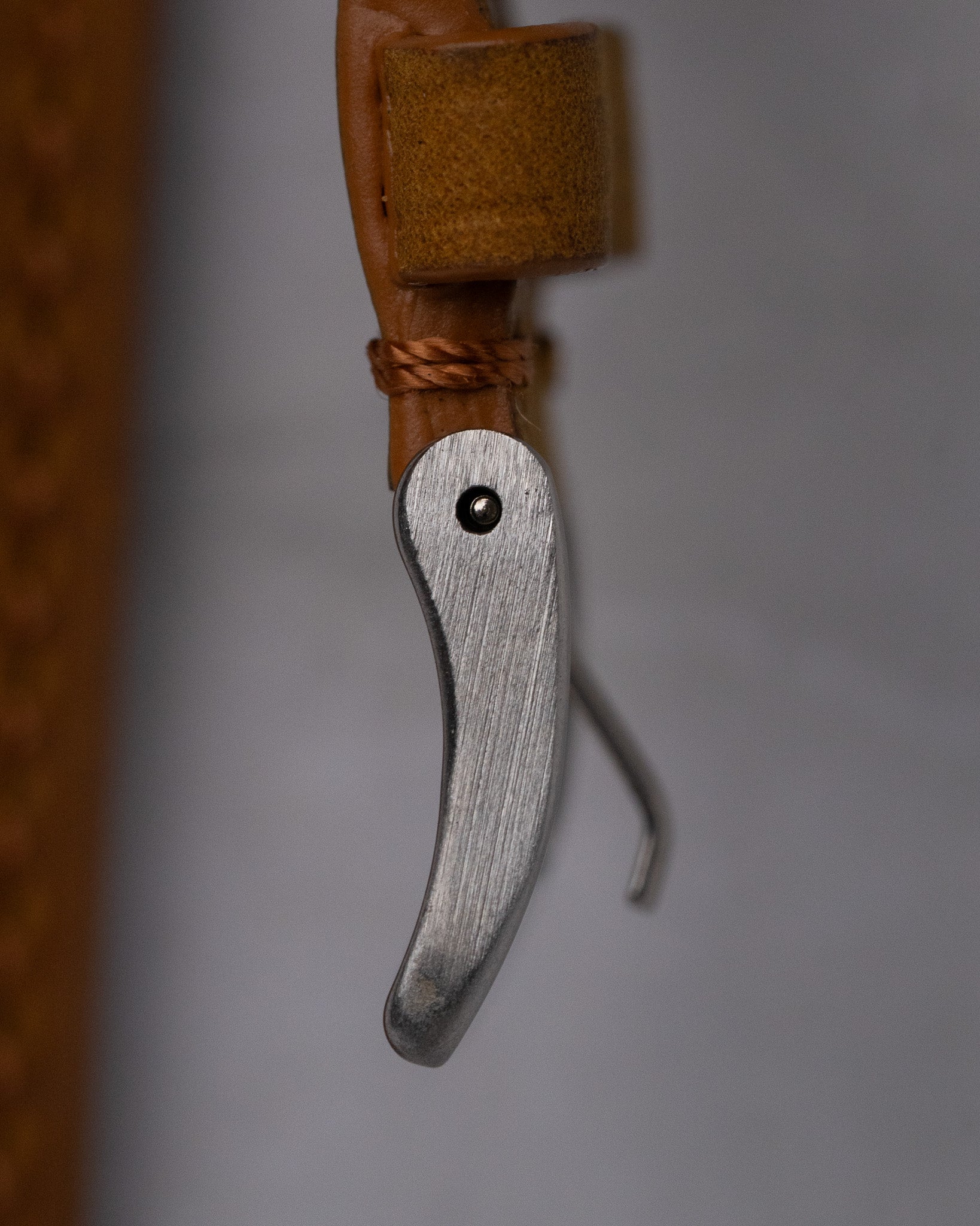 Black leather strap