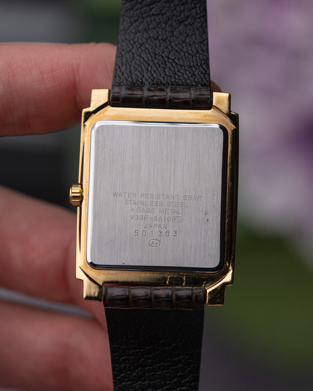 Seiko Alba Vient Triple Calendar Gold colored